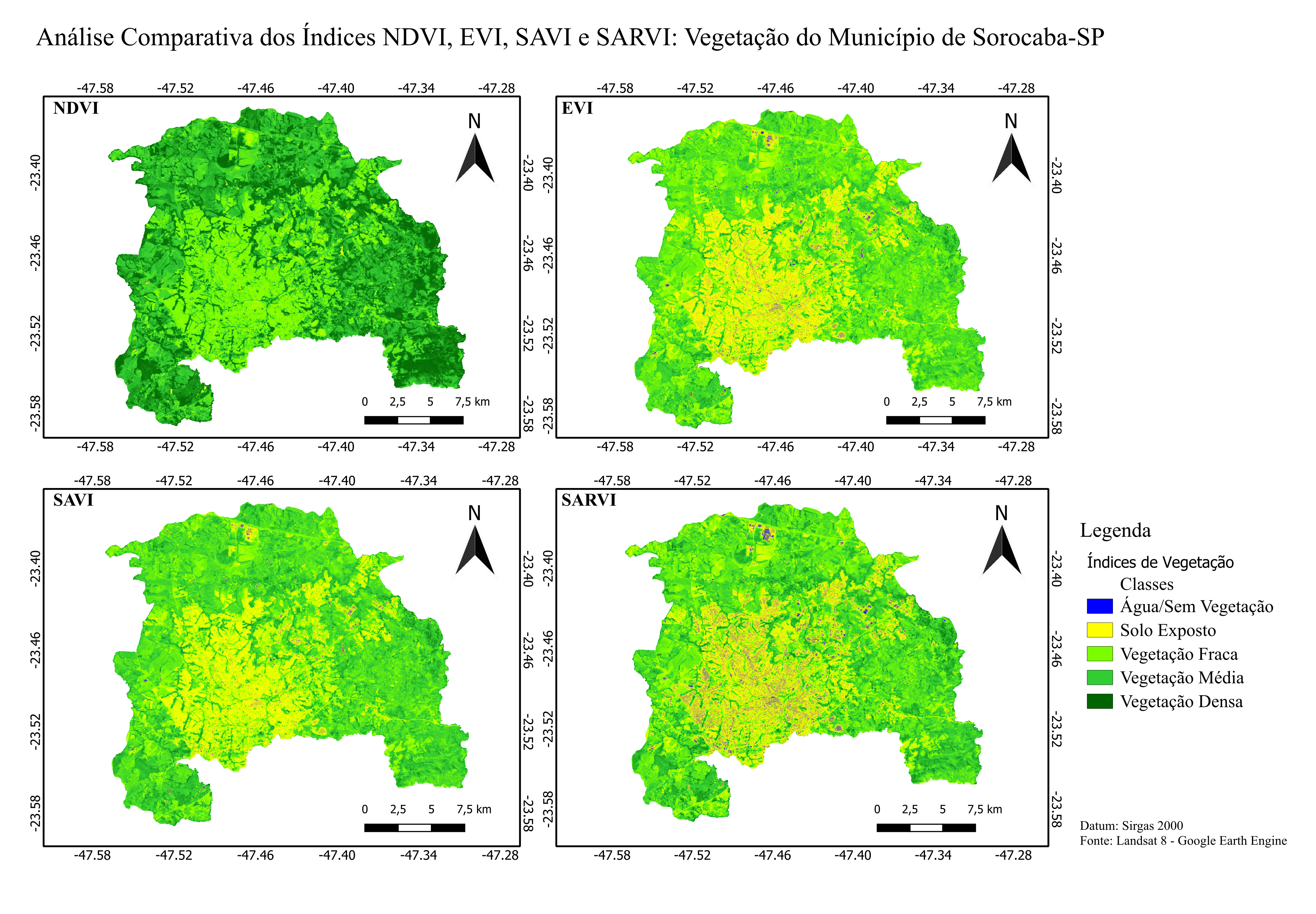 Mapa produzido pelos alunos