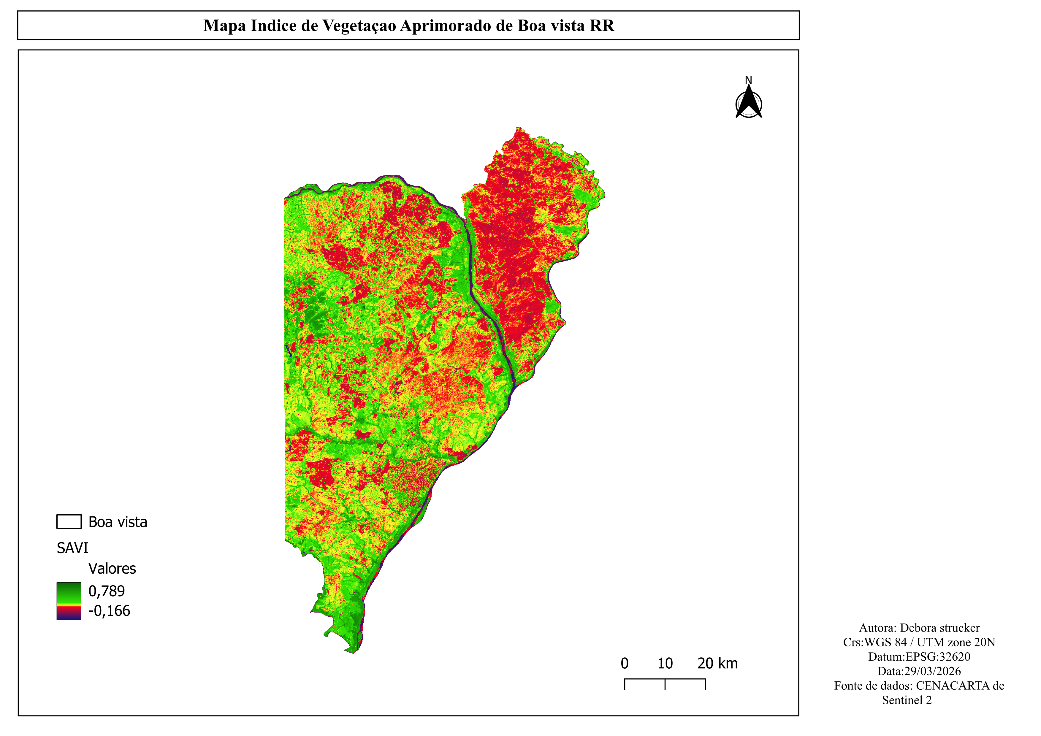 Mapa produzido pelos alunos